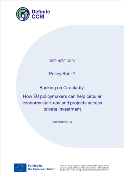 Banking on Circularity cover
